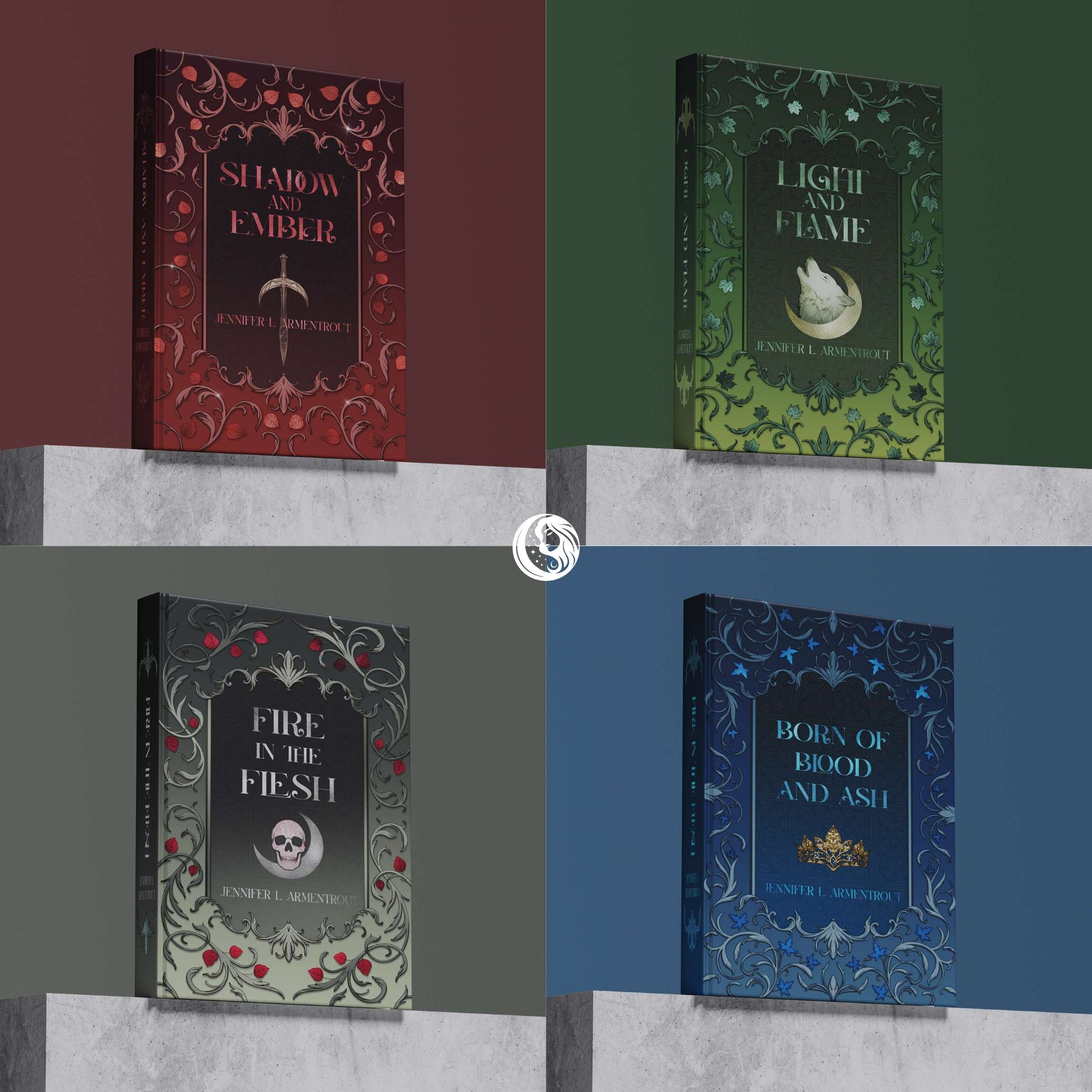 Eine Liebe im Schatten - Schmuckausgabe: Shadow and Ember / Light and Flame / Fire in the Flesh / Born of Blood and Ash - Mondlicht Bücher