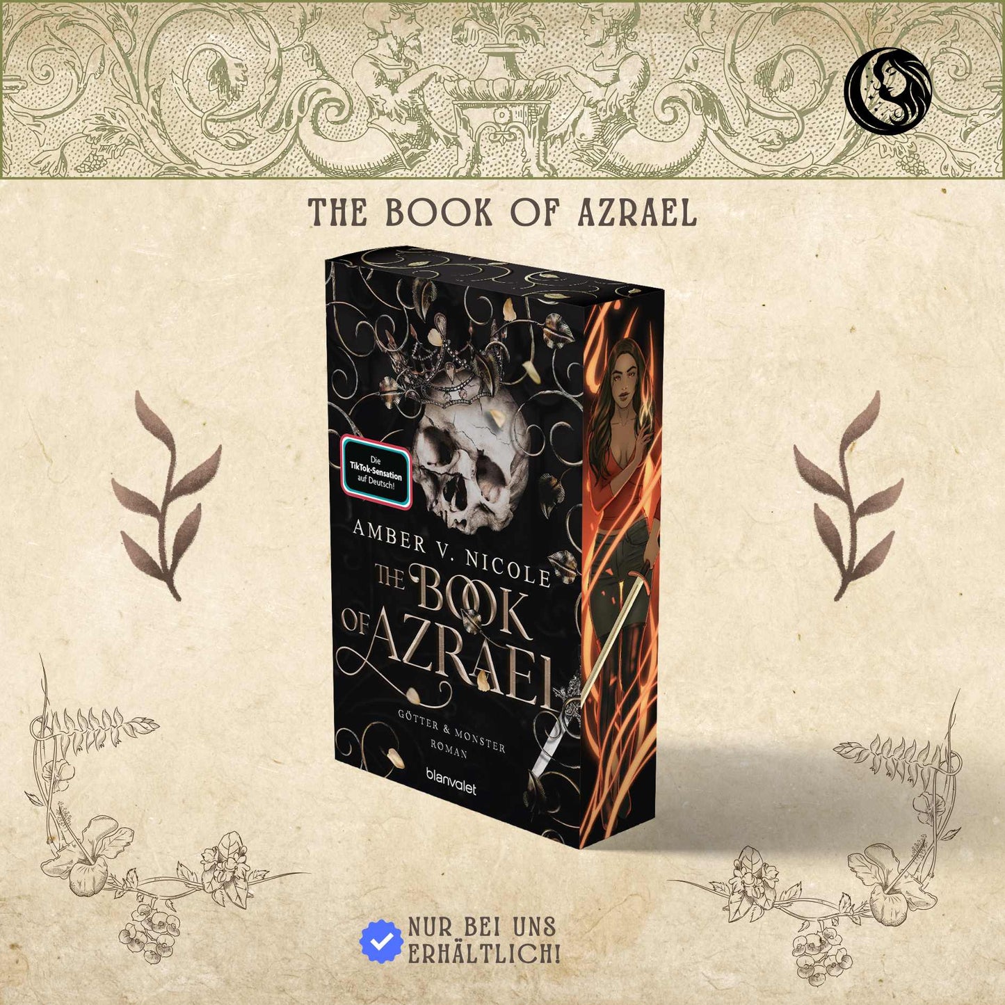 The Book of Azrael - Götter und Monster - Originalausgabe mit exklusivem Farbschnittdesign des Mondlicht-Verlages - Mondlicht Bücher