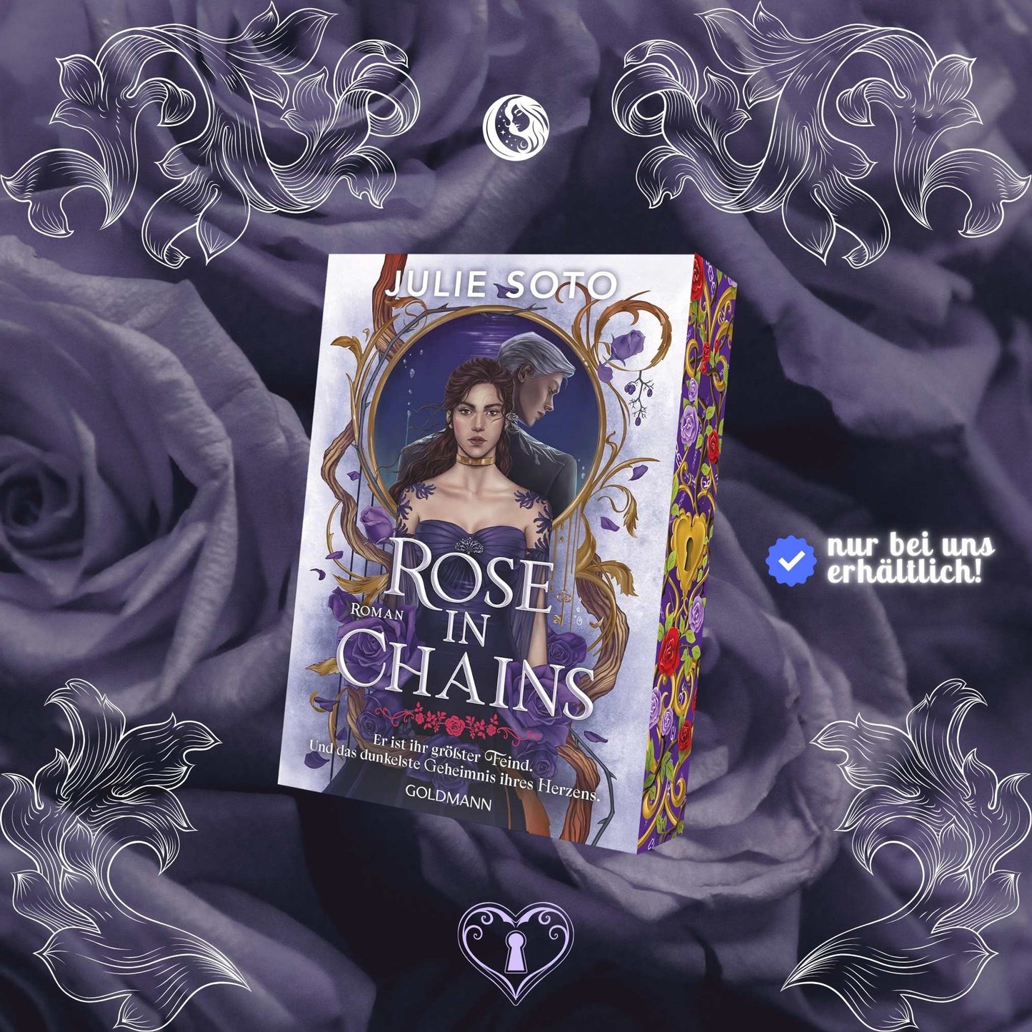 Rose in Chains - mit exklusivem Farbschnittdesign
