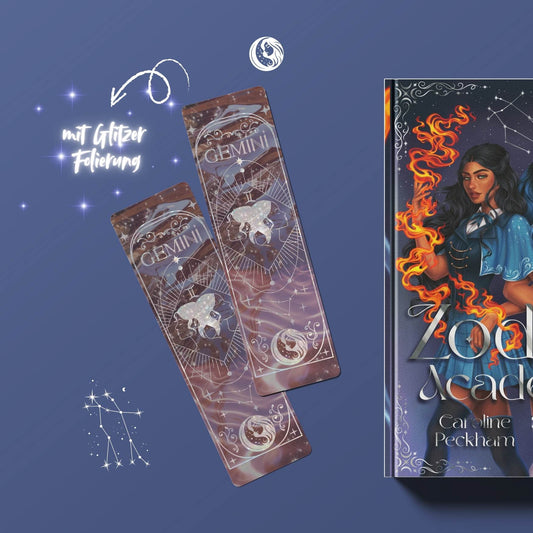 Lesezeichen mit exklusiver Veredelung - GEMINI ♊️✨