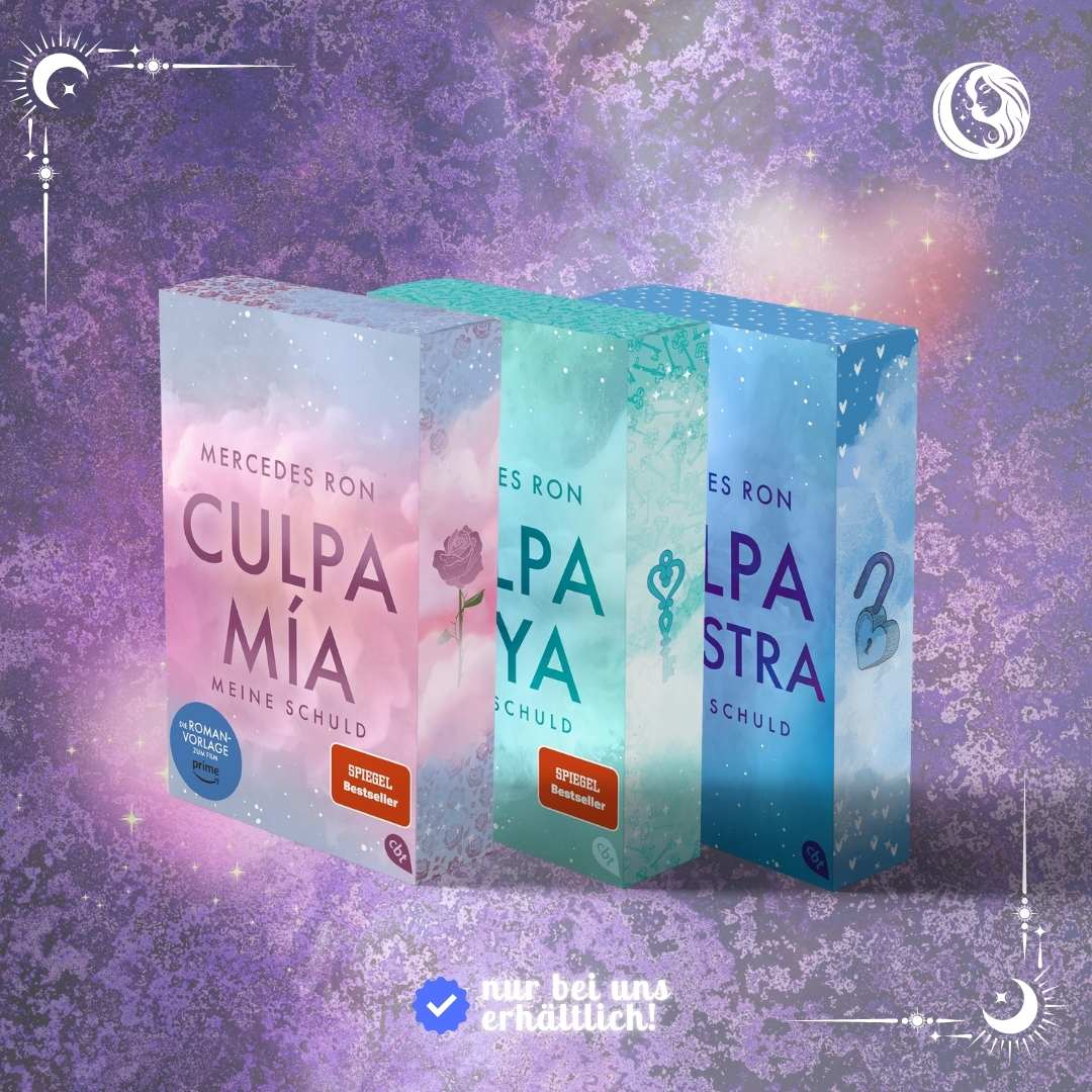 Culpa Mía Trilogie - Farbschnittausgabe - jetzt vorbestellen - Mondlicht Bücher
